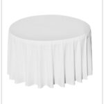 location nappe ronde blanche mariage