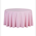 location nappe ronde rose mariage